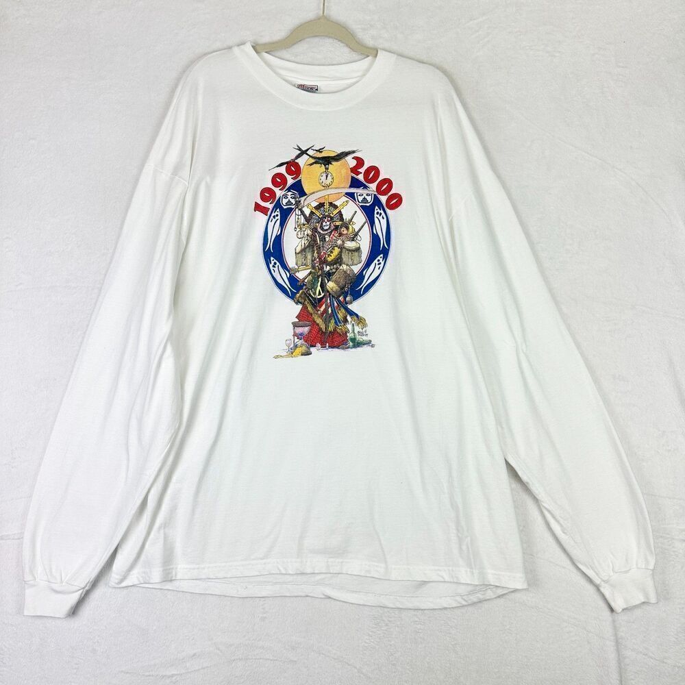 Ratdog Planet Drum Hot Tuna Vintage Tee Size 2X 1999 Warfield Theater NYE